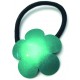 Flor verde metal.